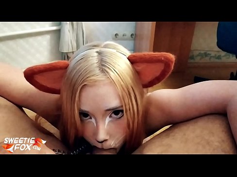 ❤️ Kitsune svelge pikk og cum i munnen ❤️❌ Jævla ved no.raceporn.ru ️❤